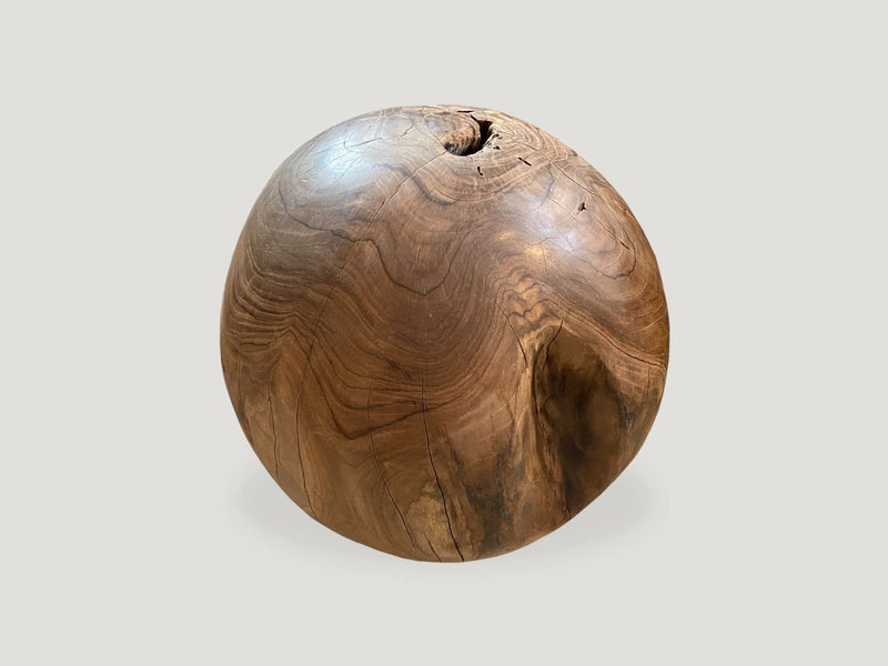 Organic Teak Root Sphere