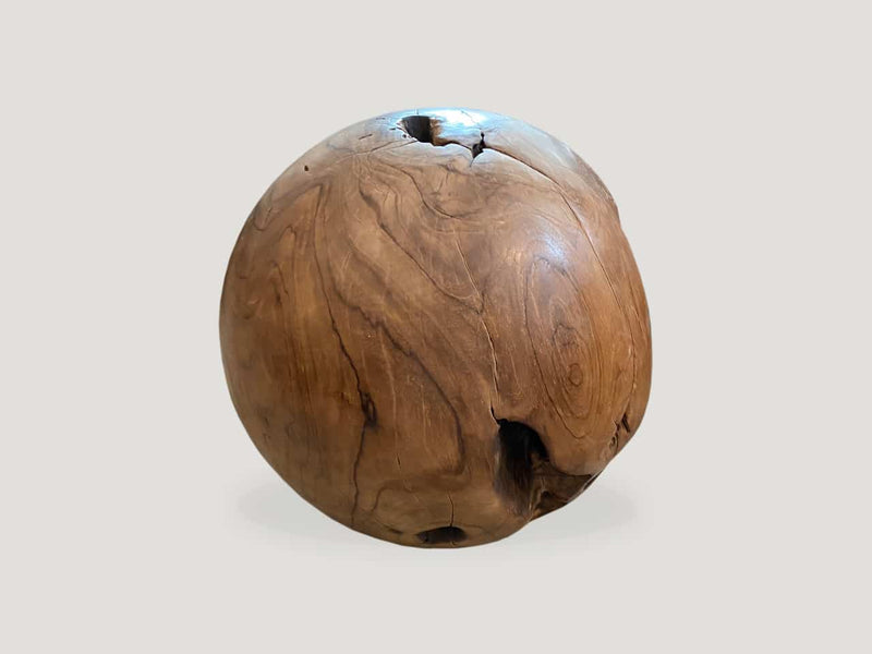 Organic Teak Root Sphere