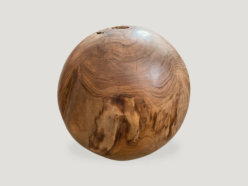 Organic Teak Root Sphere
