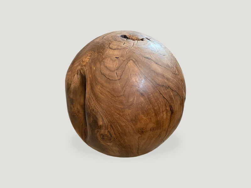 Organic Teak Root Sphere