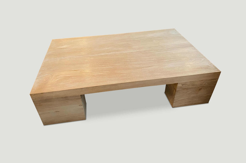 Bleached Teak Coffee Table