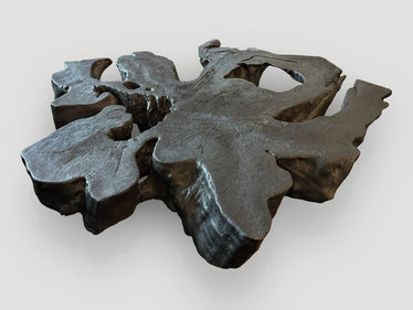 Amorphous Charred Coffee Table