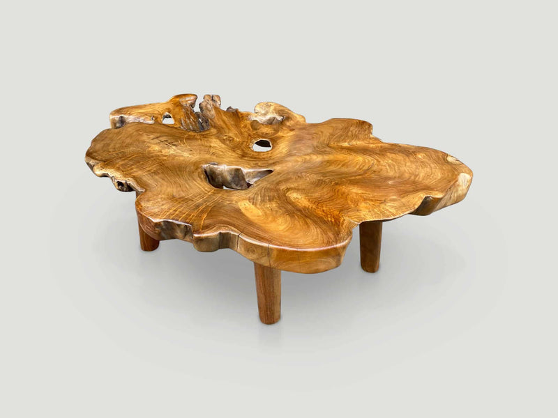 Single Slab Live Edge Coffee Table