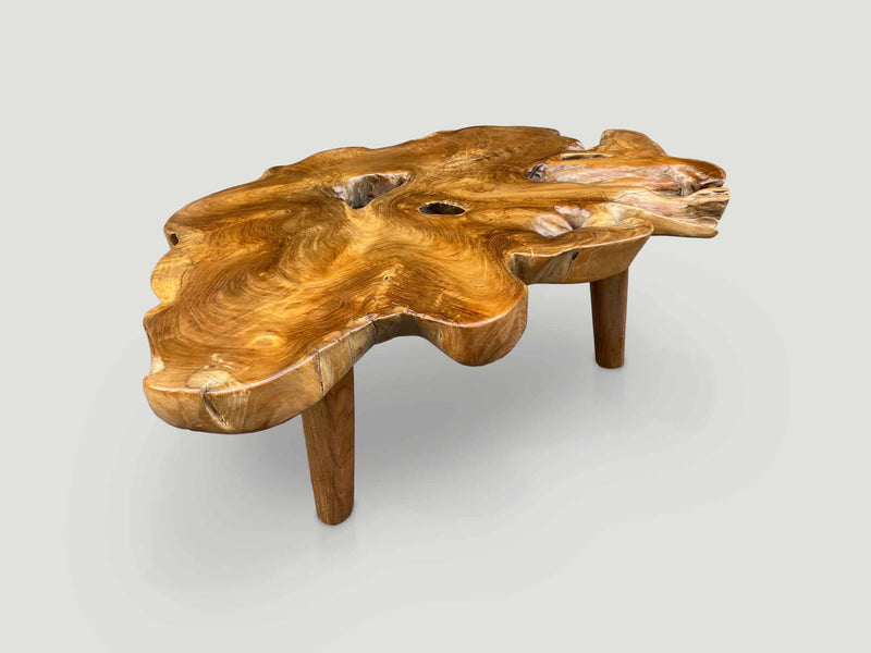 Single Slab Live Edge Coffee Table