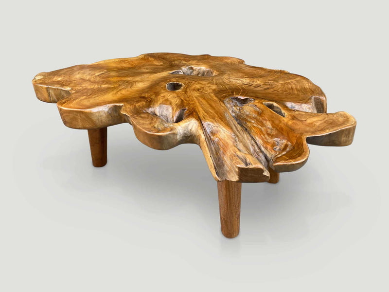 Single Slab Live Edge Coffee Table