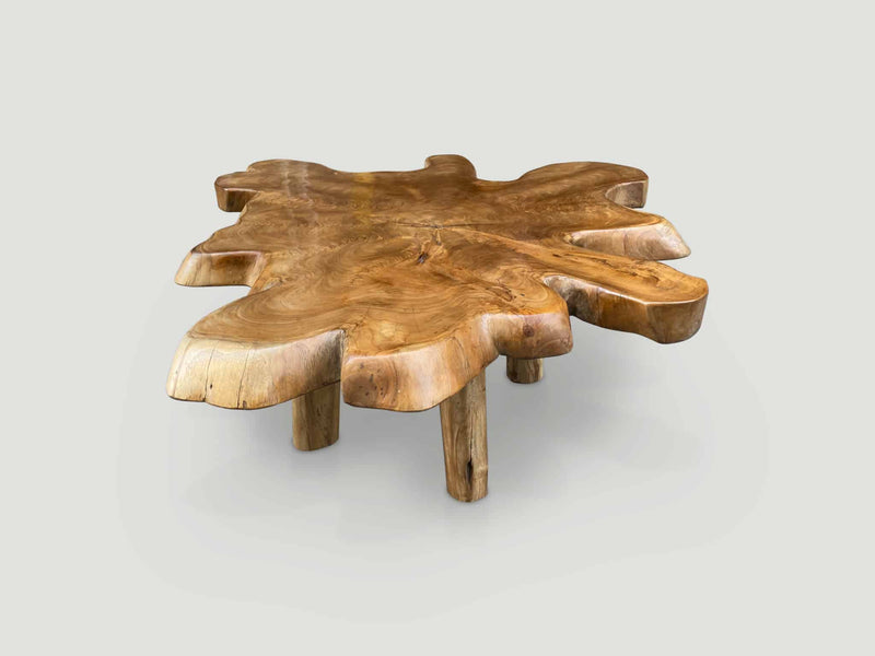 Single Slab Live Edge Coffee Table