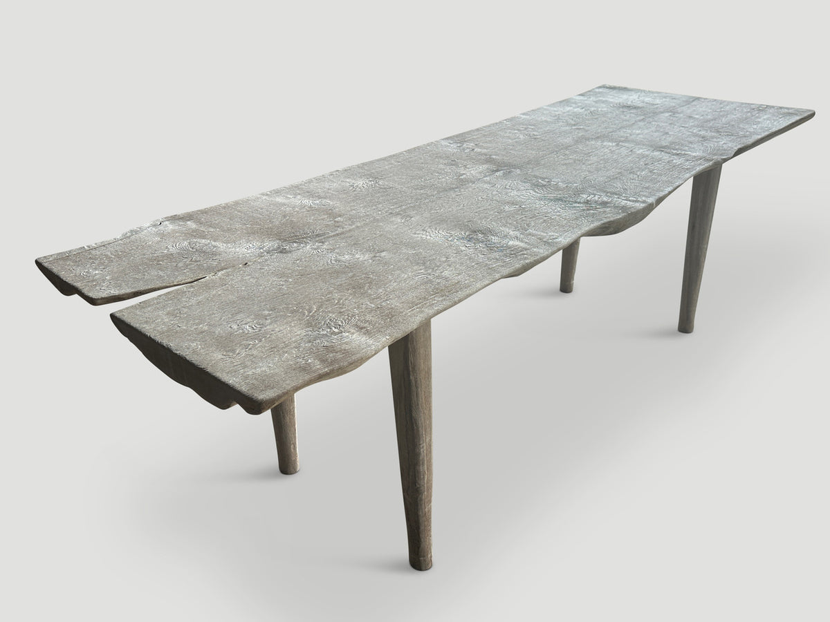 St. Barts Bleached Teak Wood Dining Table