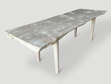St. Barts Bleached Teak Wood Dining Table