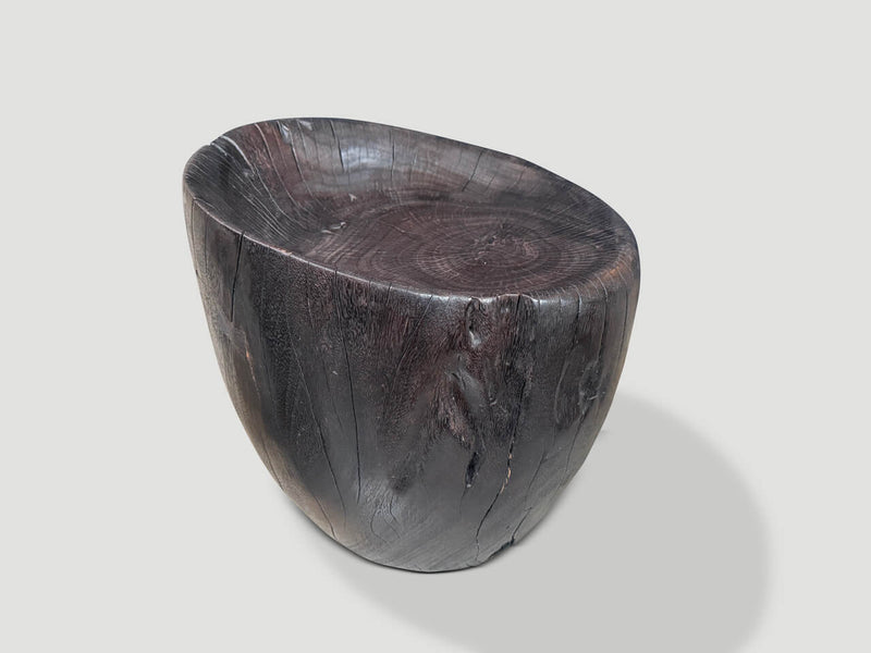 Modern Organic Hand Carved Minimalist Chair