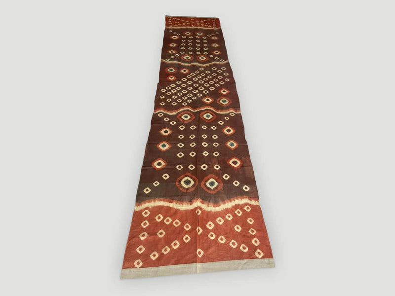 Linen and Cotton Antique Panel from Toraja Land