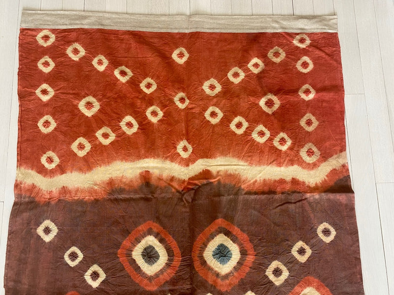 Linen and Cotton Antique Panel from Toraja Land