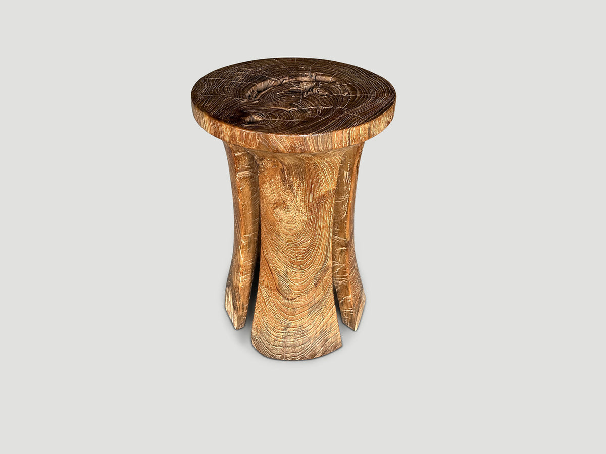 Sculptural Side Table or Pedestal
