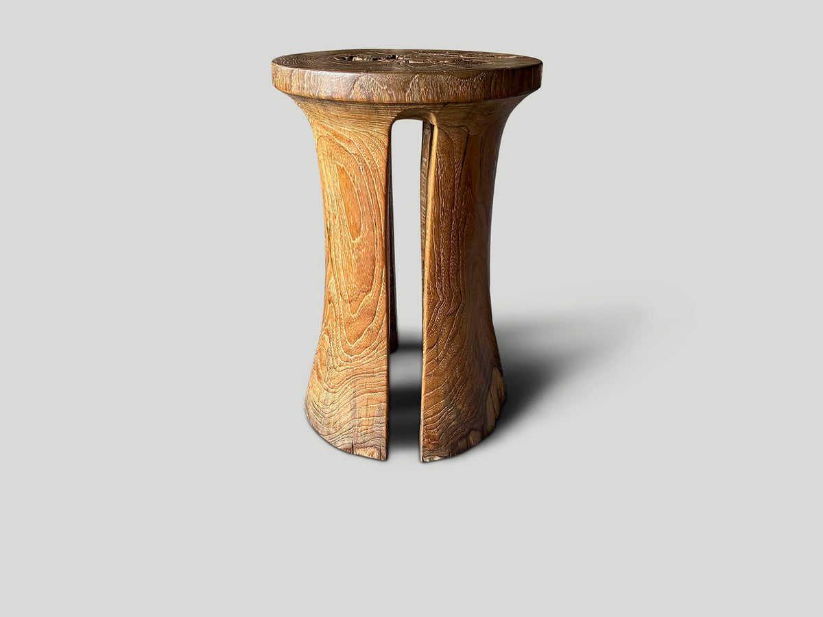 Sculptural Side Table or Pedestal