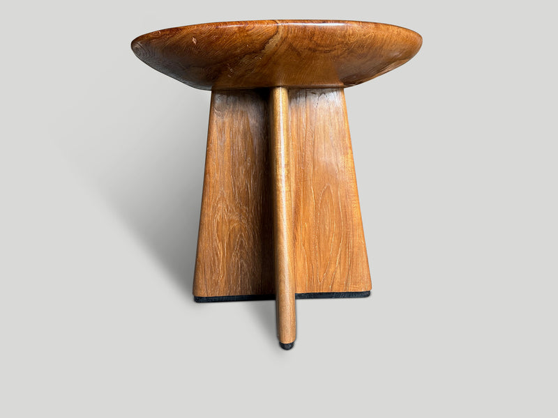Mid Century Couture Large Side Table or Entry Table