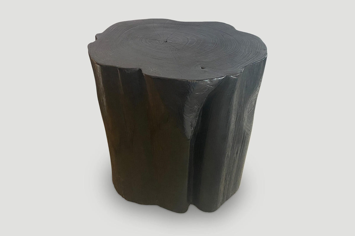 Large Charred Side Table
