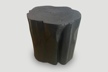 Large Charred Side Table