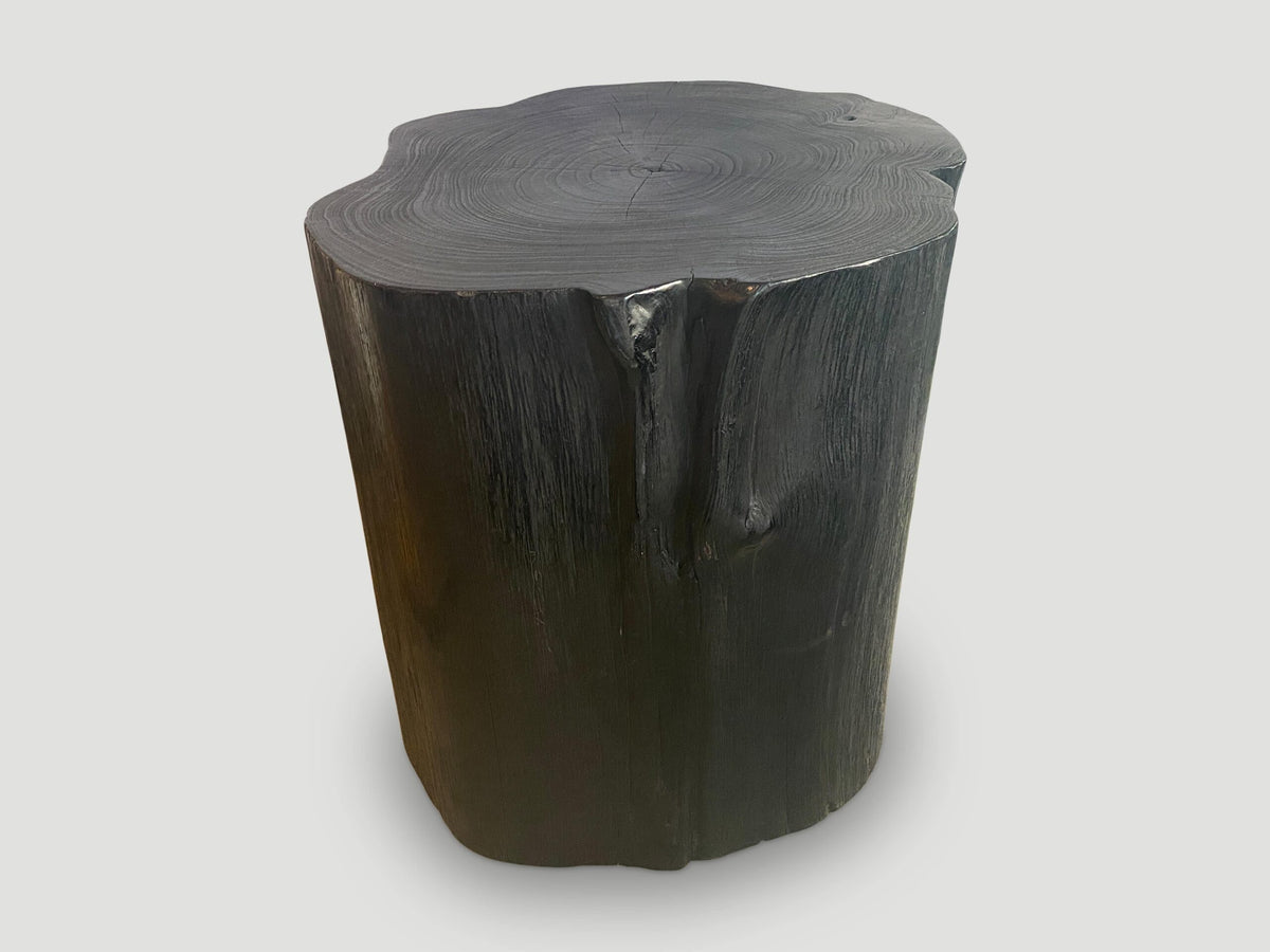Large Charred Side Table