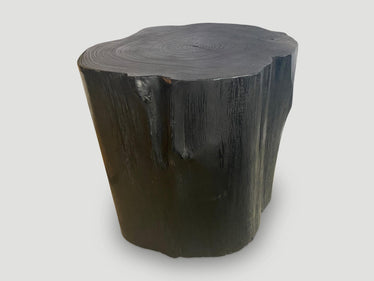 Large Charred Side Table