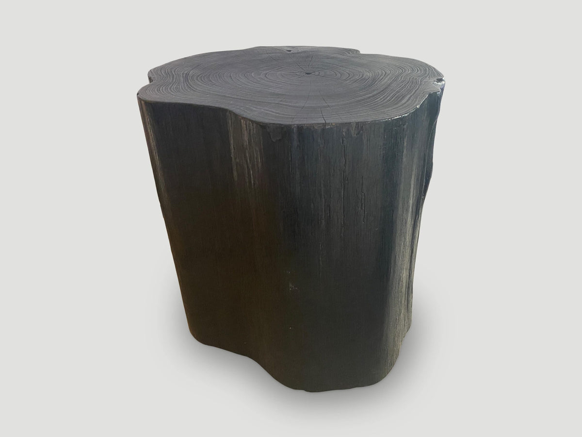 Large Charred Side Table
