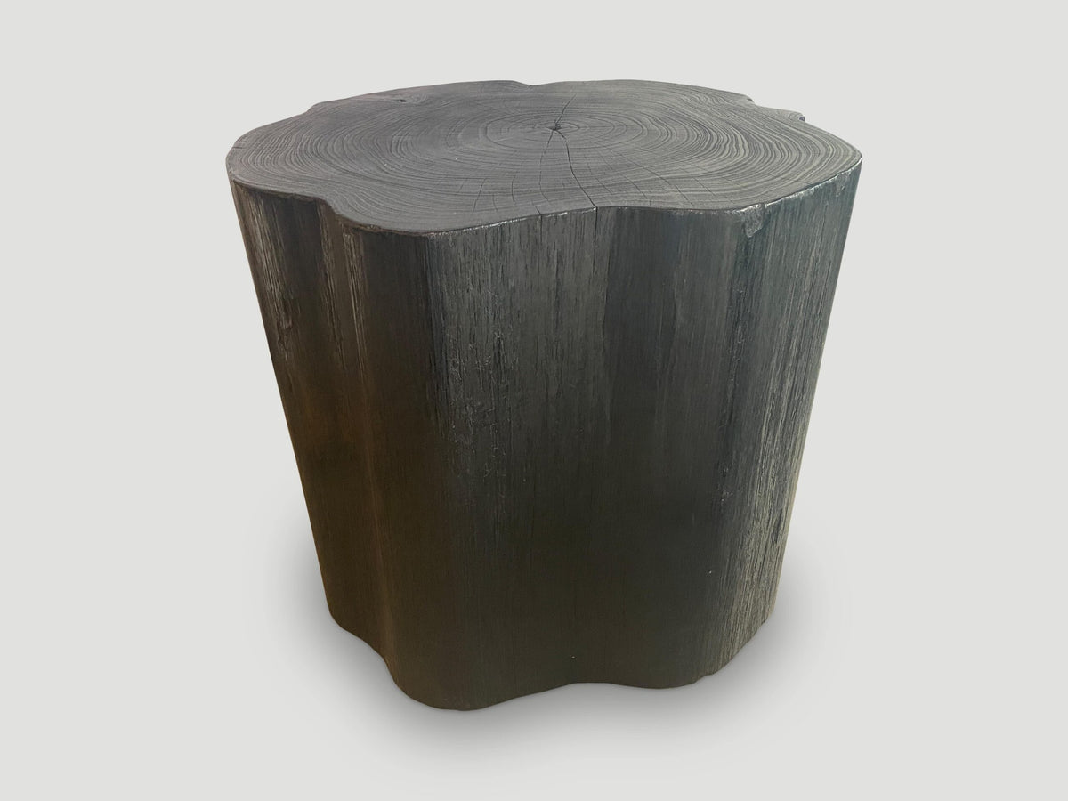 Large Charred Side Table