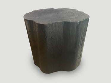 Large Charred Side Table