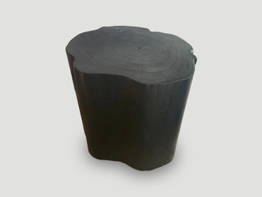 Large Charred Side Table