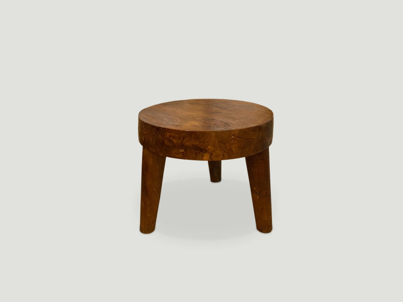 Mid Century Style Teak Side Table