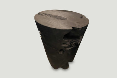 Organic Charred Side Table