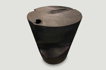 Organic Charred Side Table