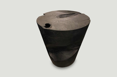 Organic Charred Side Table
