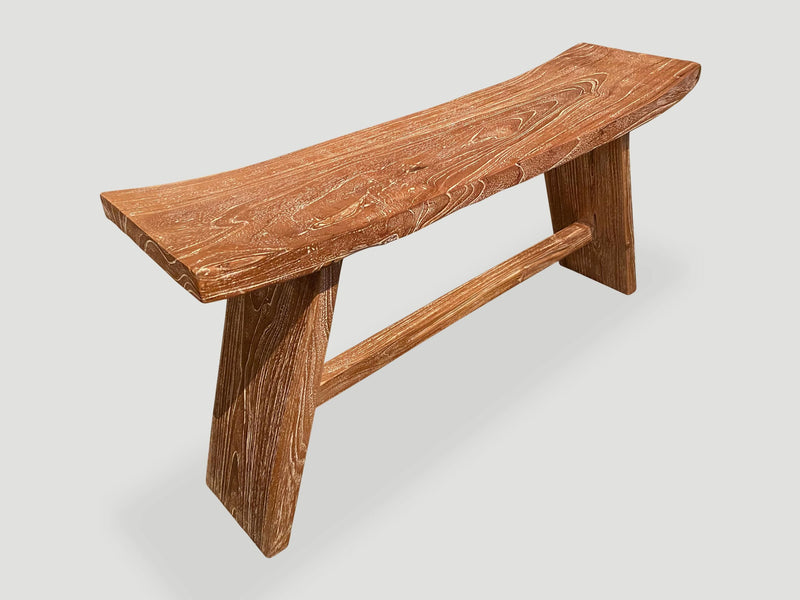 Minimalist Teak Bench