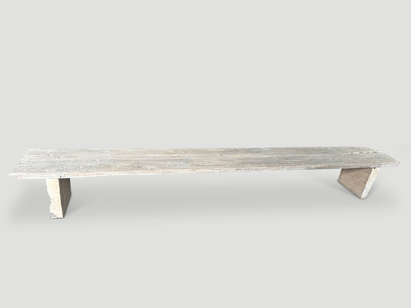 Minimalist Wabi Sabi Long Bench