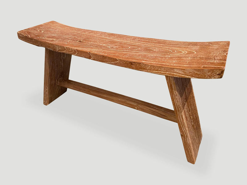 Minimalist Teak Bench