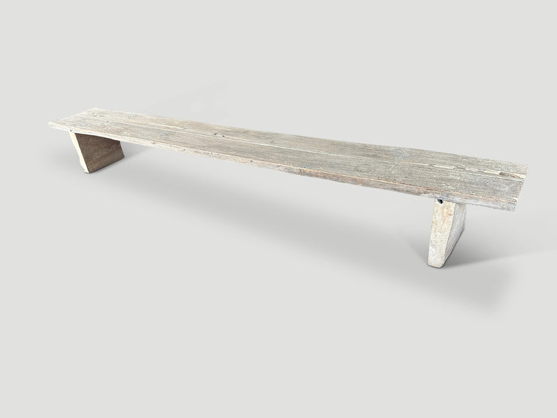 Minimalist Wabi Sabi Long Bench