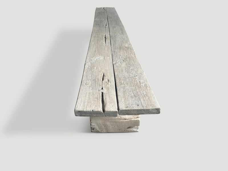 Minimalist Wabi Sabi Long Bench