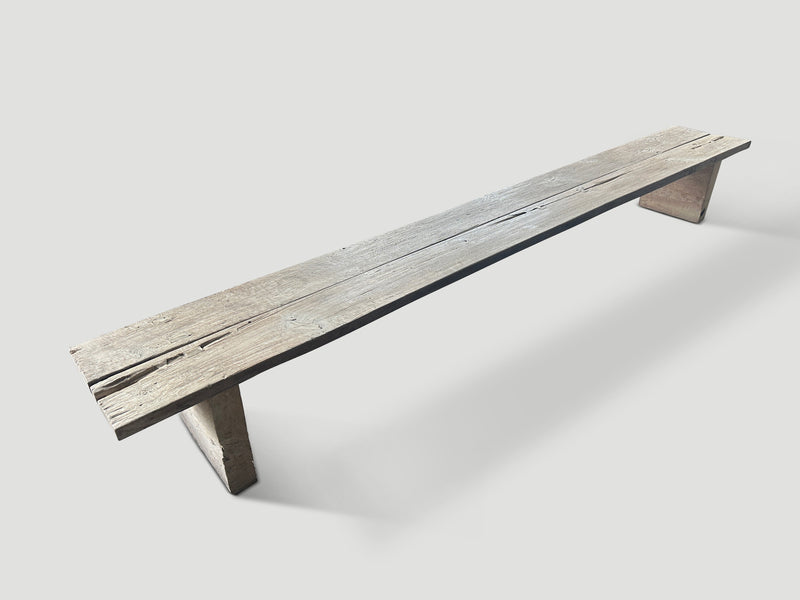 Minimalist Wabi Sabi Long Bench