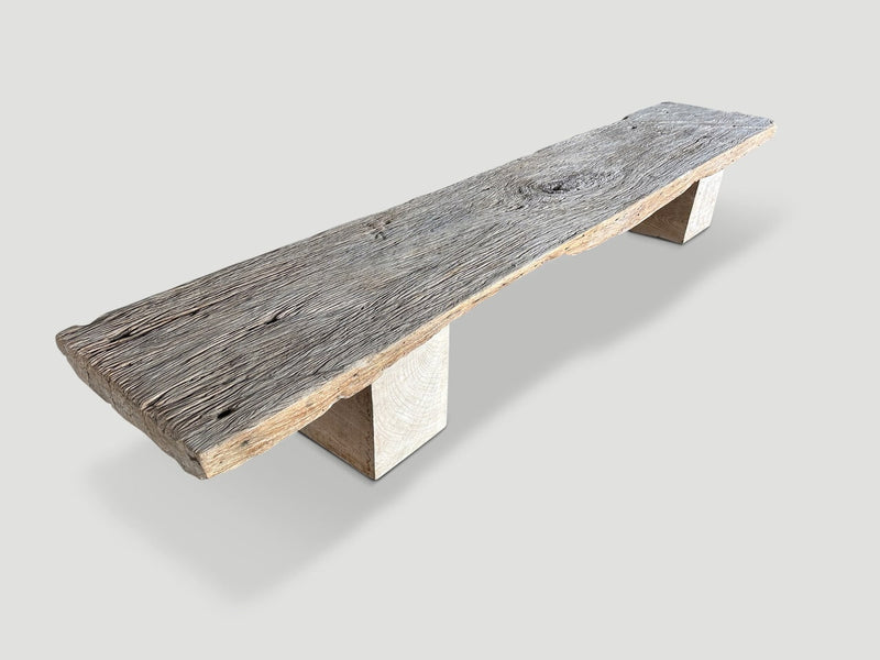 Ancient Teak Wood Bench or Coffee Table