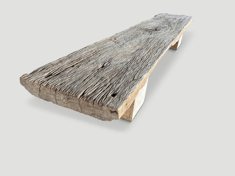 Ancient Teak Wood Bench or Coffee Table