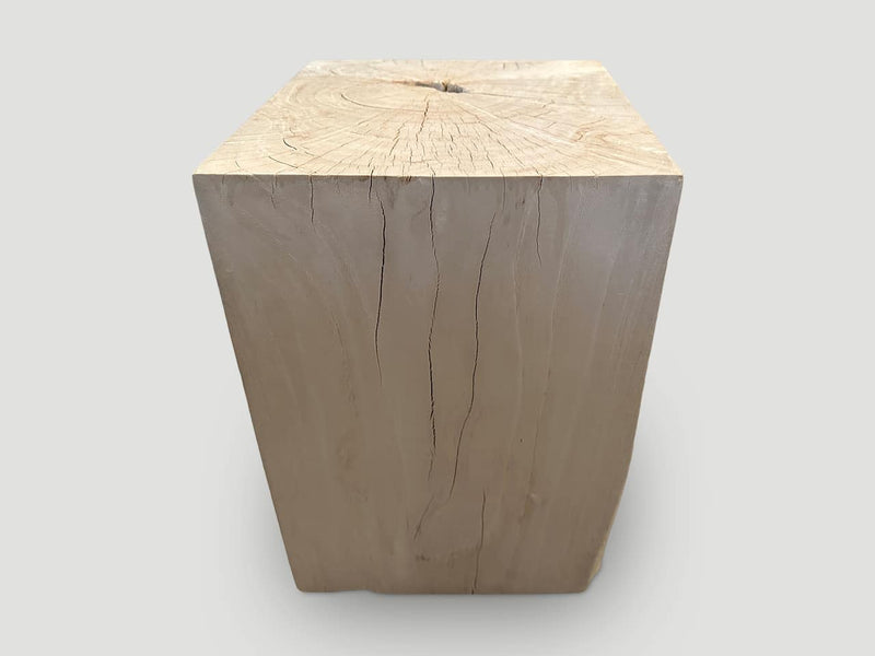 St. Barts Bleached Teak Side Table