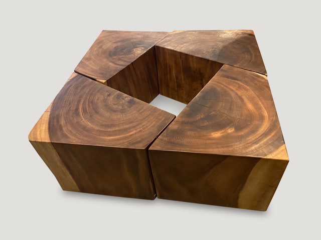 Reclaimed Wood Modular Coffee Table or Side Table