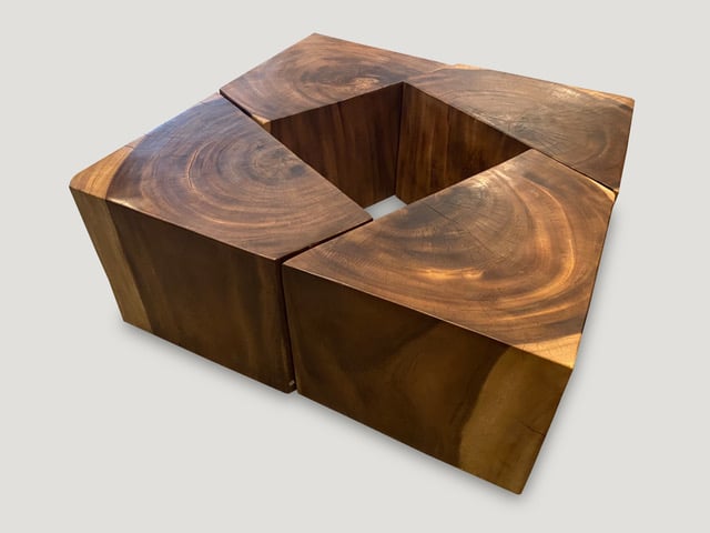 Reclaimed Wood Modular Coffee Table or Side Table