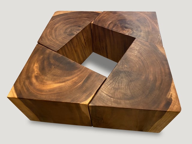 Reclaimed Wood Modular Coffee Table or Side Table