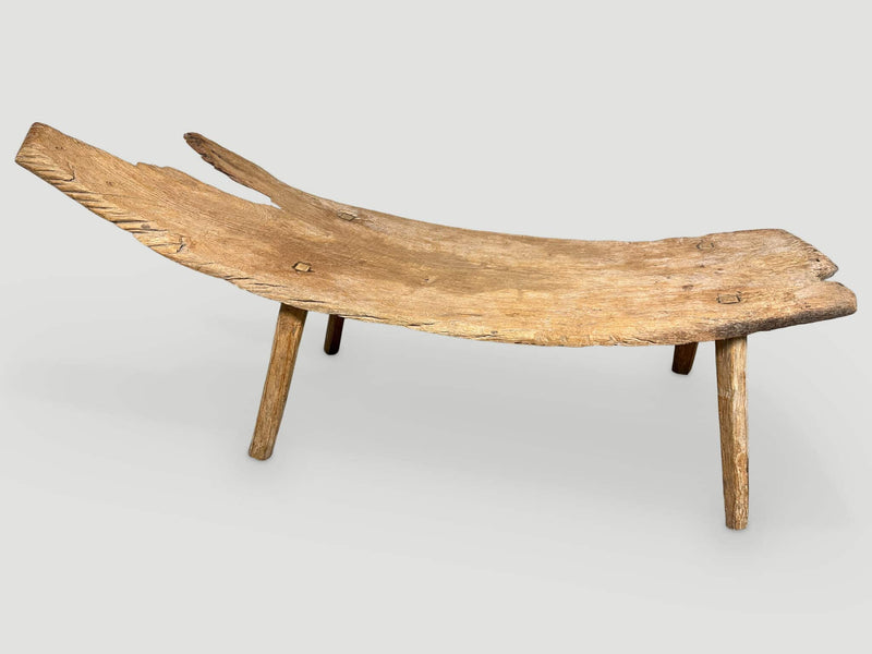 Rare Antique Bench or Chaise