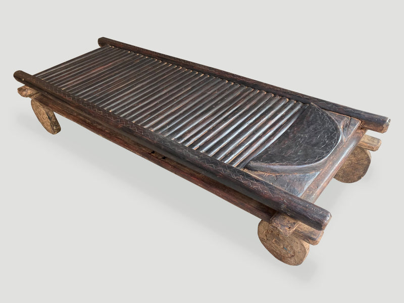 Antique African Wabi Sabi Bench or Coffee Table