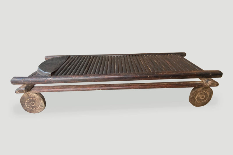 Antique African Wabi Sabi Bench or Coffee Table