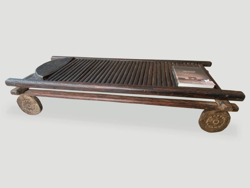 Antique African Wabi Sabi Bench or Coffee Table