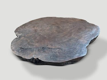 Amorphous Charred Coffee Table