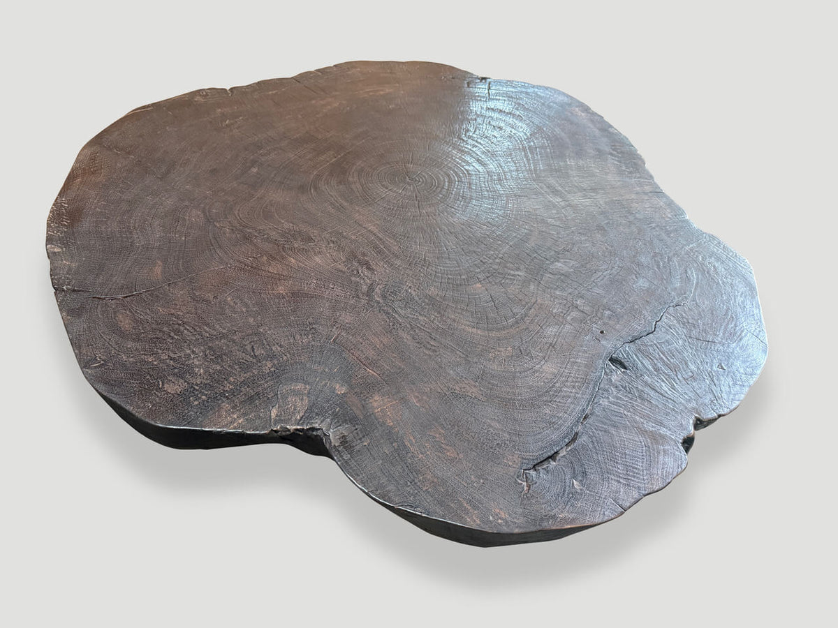 Amorphous Charred Coffee Table