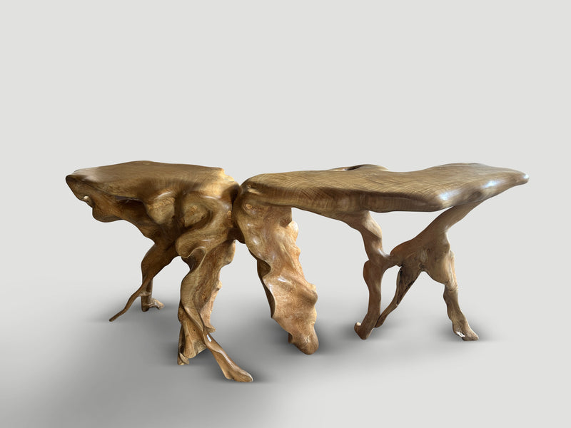 Monumental Sculptural Console Table