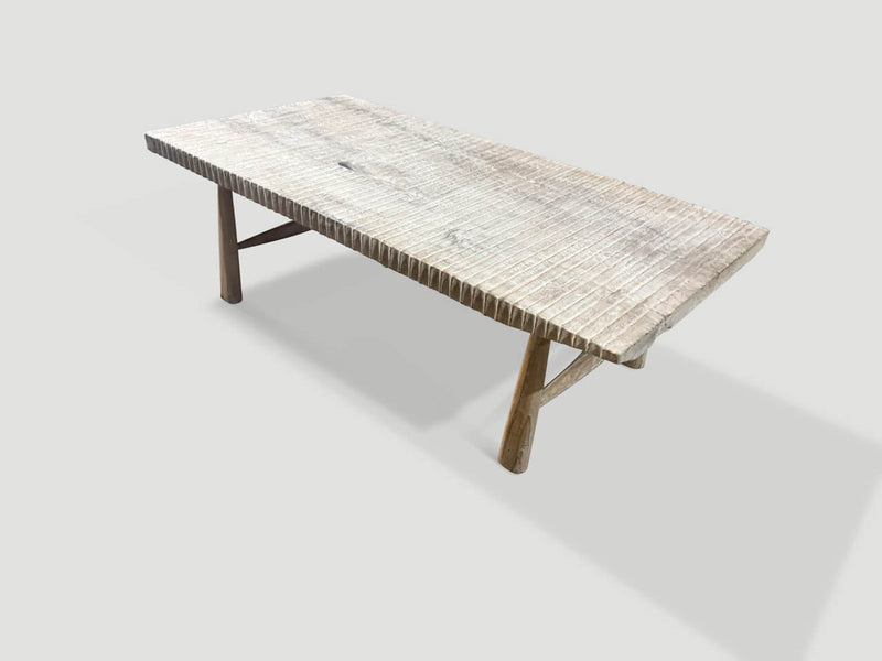 Impressive Hand Carved Teak Coffee Table